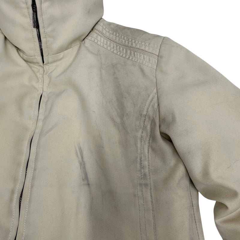 Women's Ski Down Jacket Beige Size 2 / UK 12