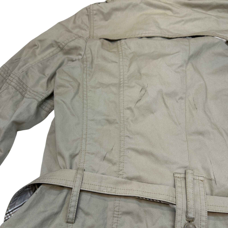 Women's Trench Coat Jacket Beige Size 44 / UK 12