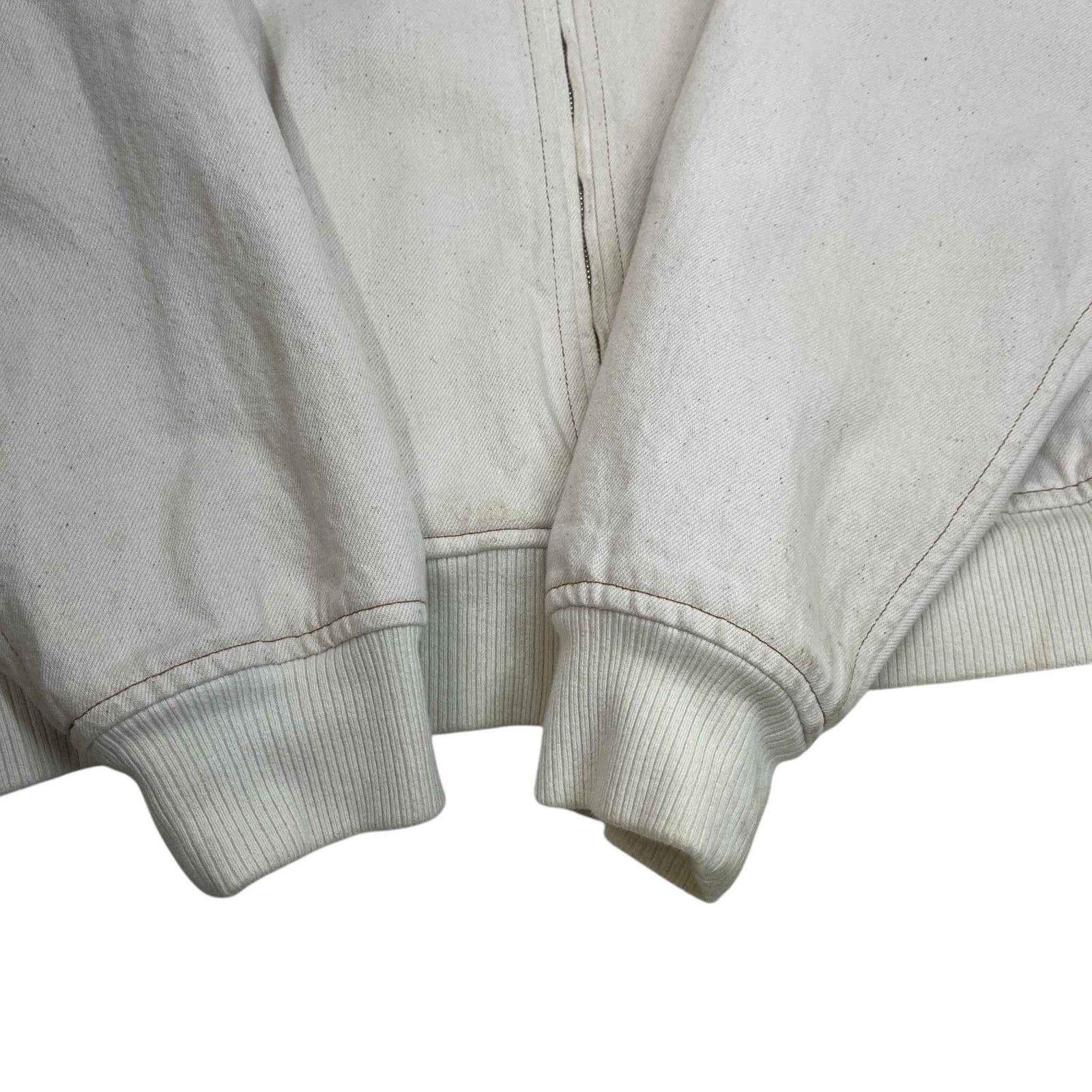 Men's Denim Tears Bomber Jacket Beige Size IT 50 / L - Photo 13