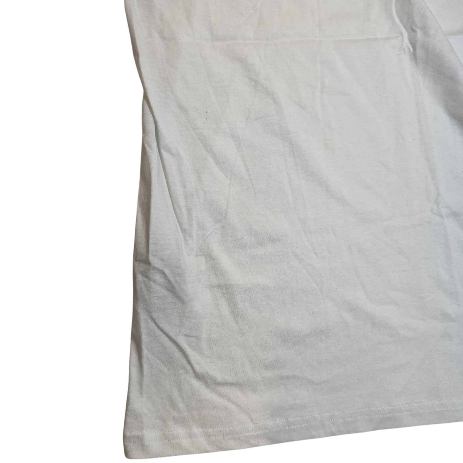 Men's Embroidered Bee T-Shirt White Size M - Photo 12