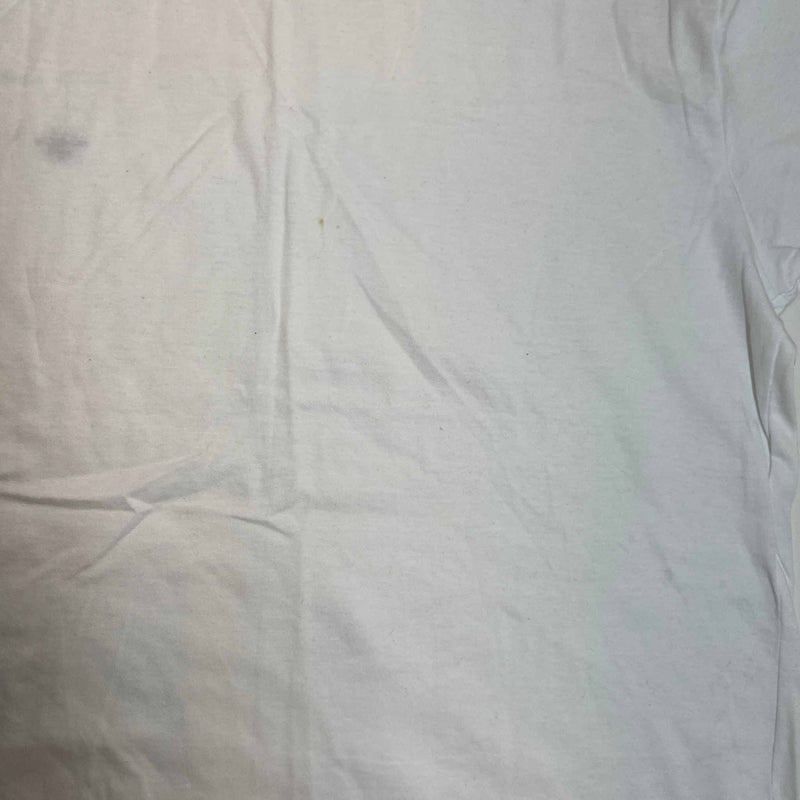 Men's Embroidered Bee T-Shirt White Size M