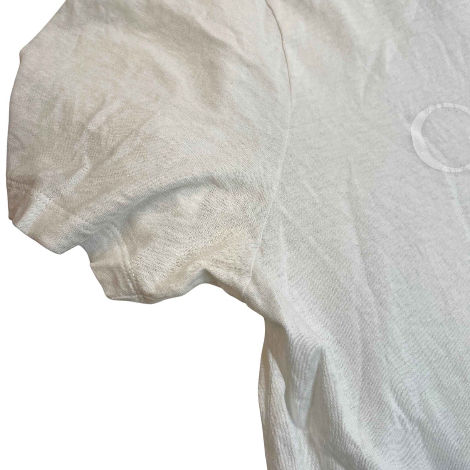 Men's Logo Print T-Shirt White Size L - Photo 10