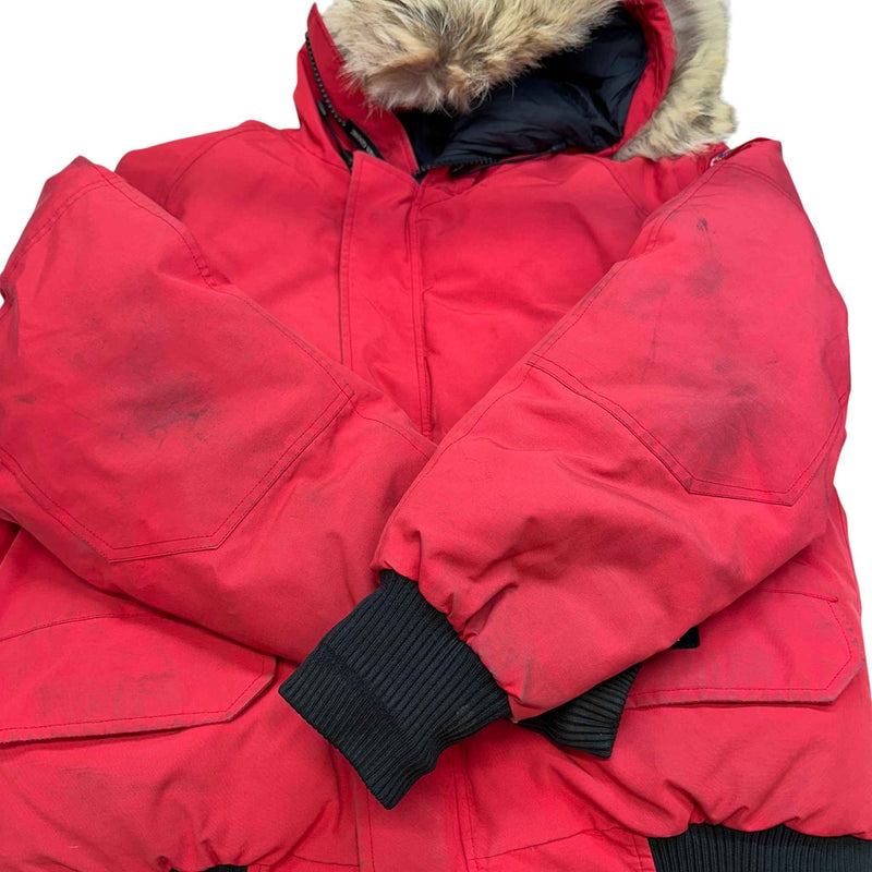 Men's Chilliwack Bomber Down Jacket Red Size L