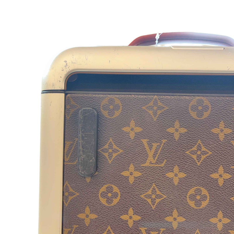 Men's Monogram Canvas Horizon Soft Duffle 55 Suitcase Brown