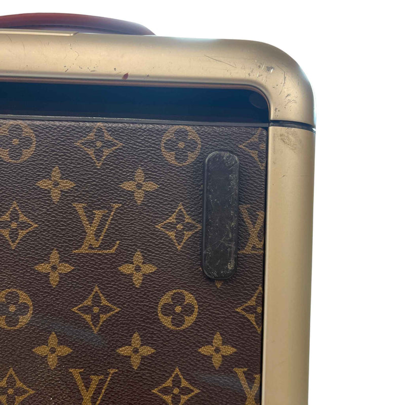 Men's Monogram Canvas Horizon Soft Duffle 55 Suitcase Brown