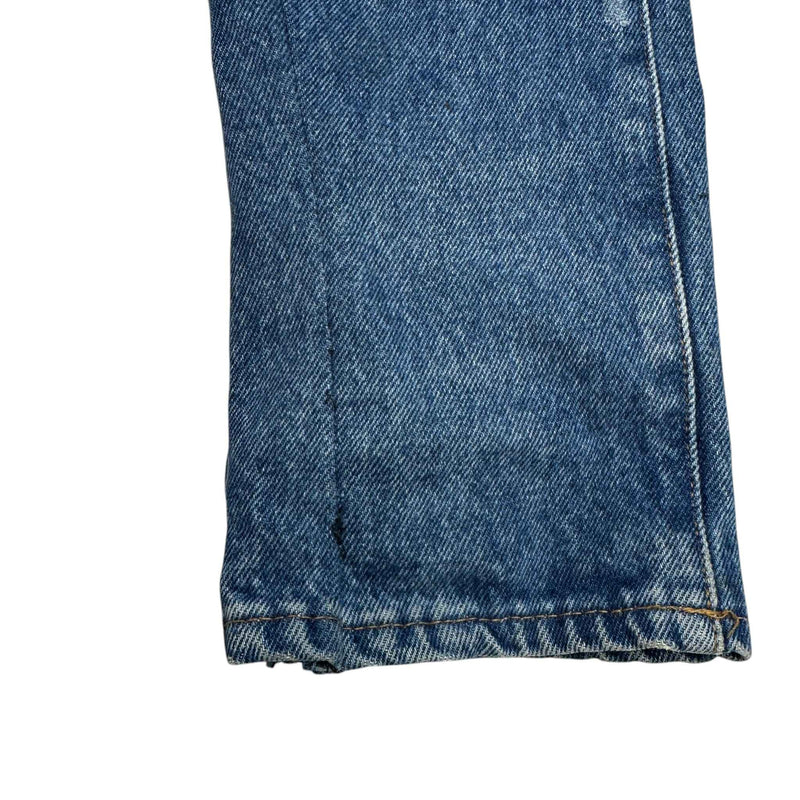 Men's Diag-Stripe Jeans Blue Size Waist 30"