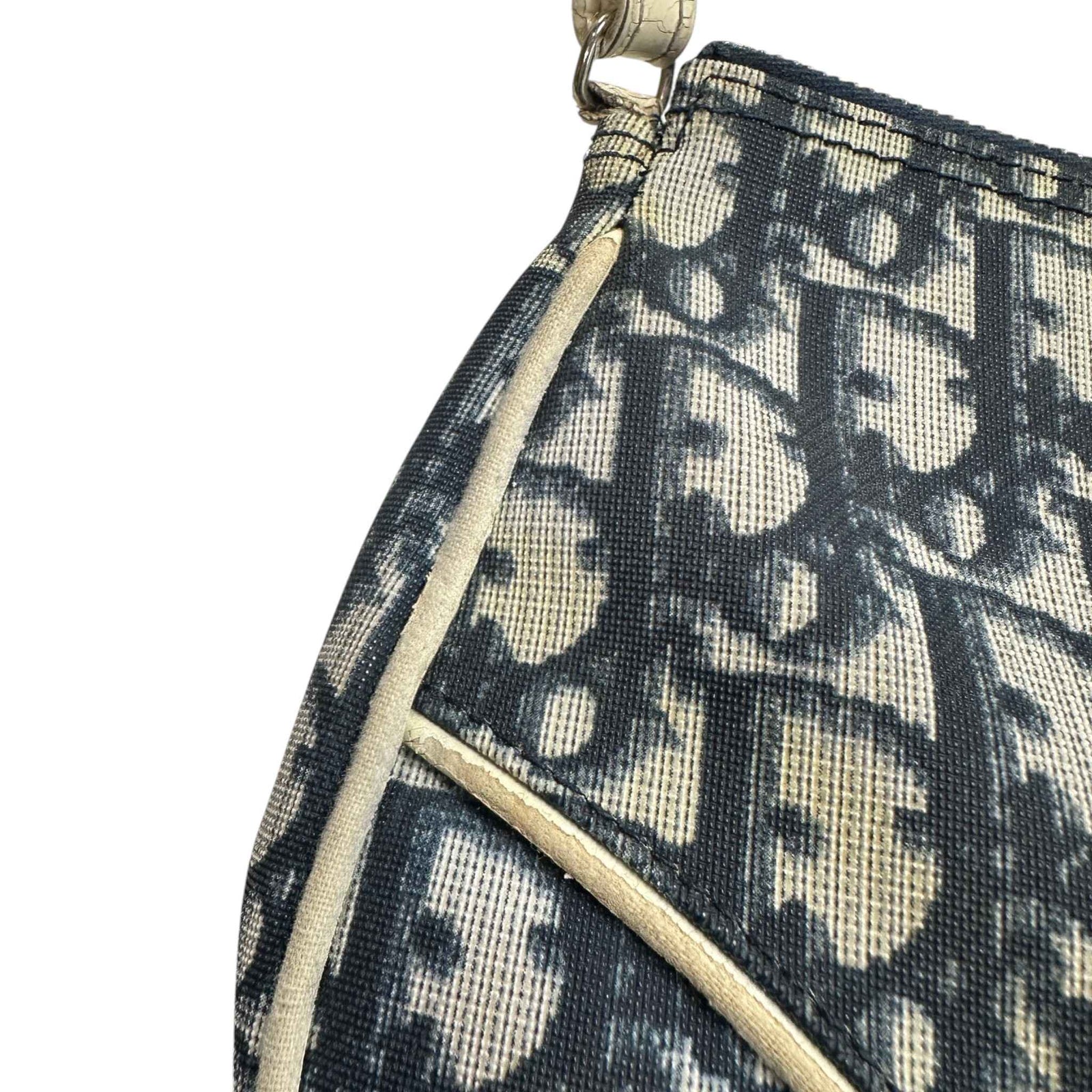 Women's Vintage Saddle Oblique Bag Navy - Photo 12