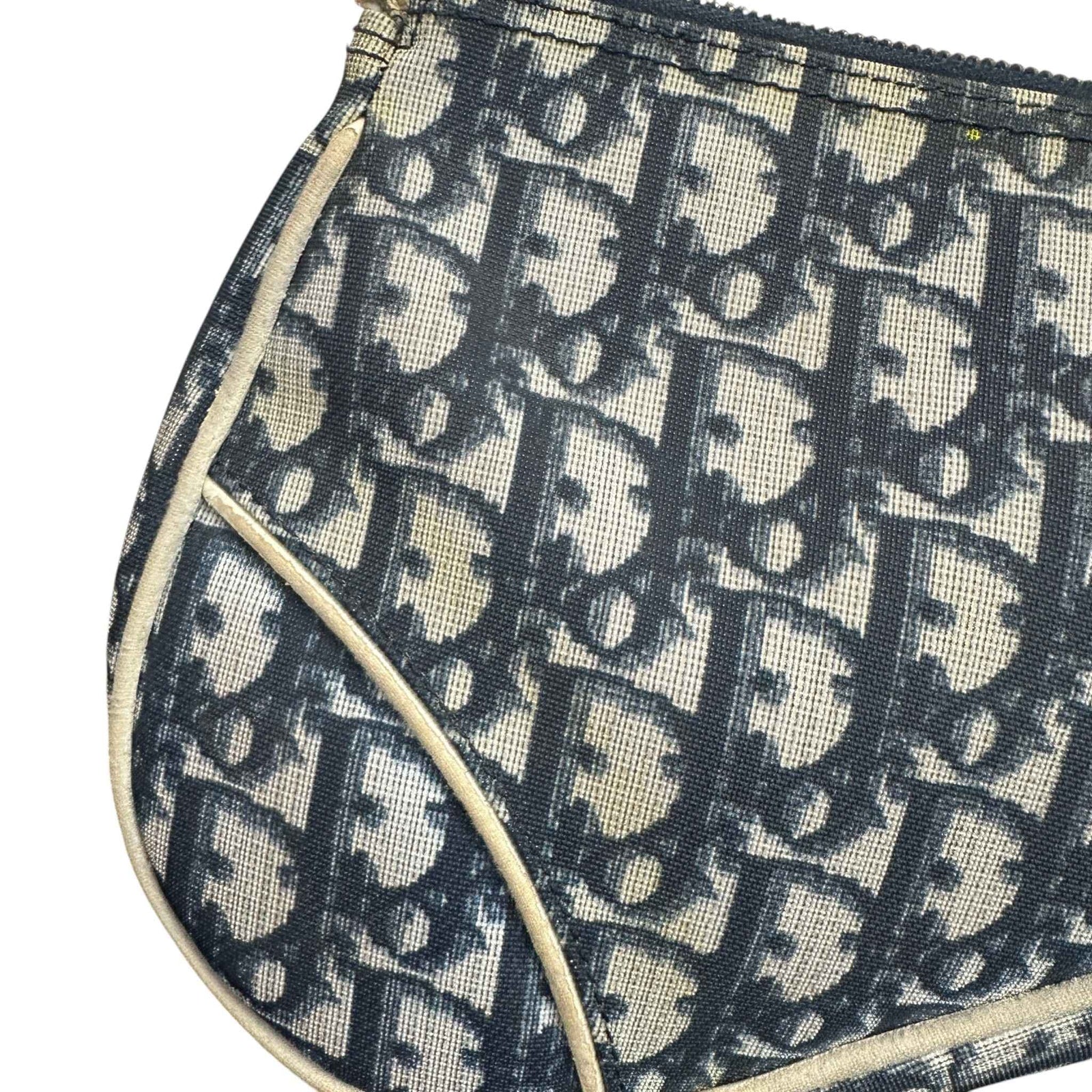 Women's Vintage Saddle Oblique Bag Navy - Photo 13
