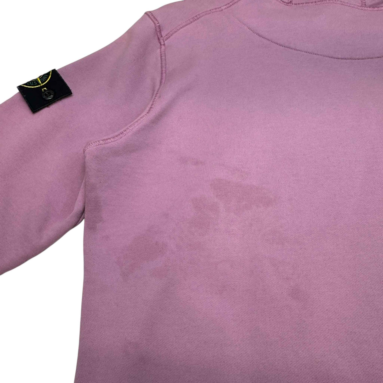 Men's Applique Logo Hoodie Pink Size S - Photo 9
