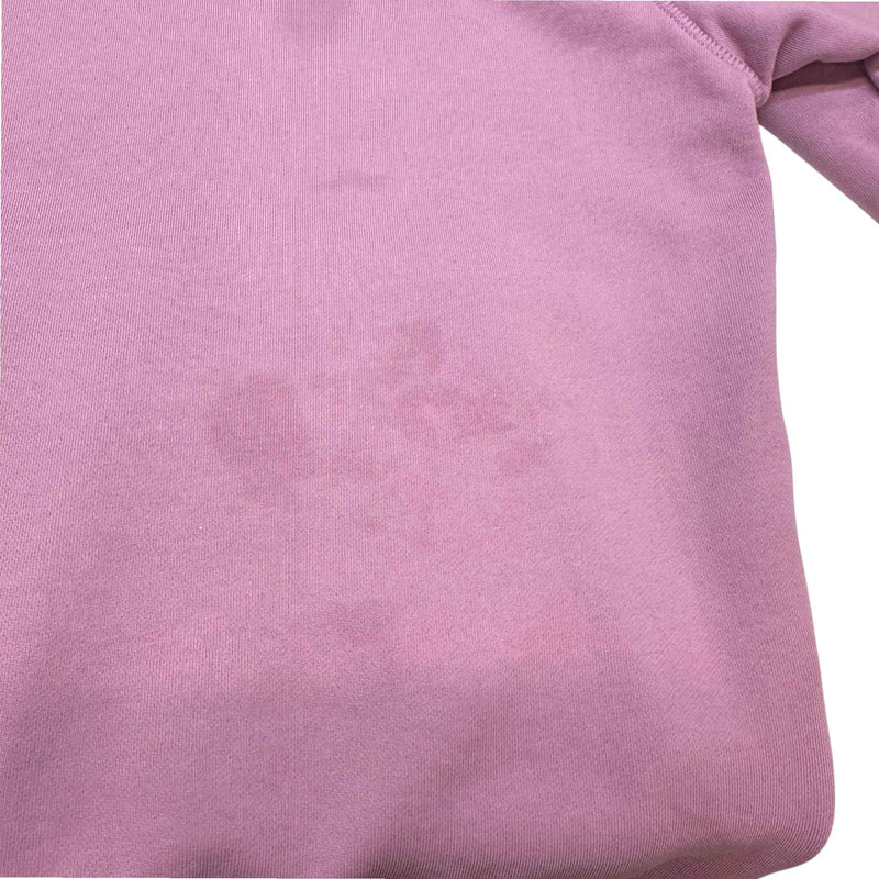 Men's Applique Logo Hoodie Pink Size S