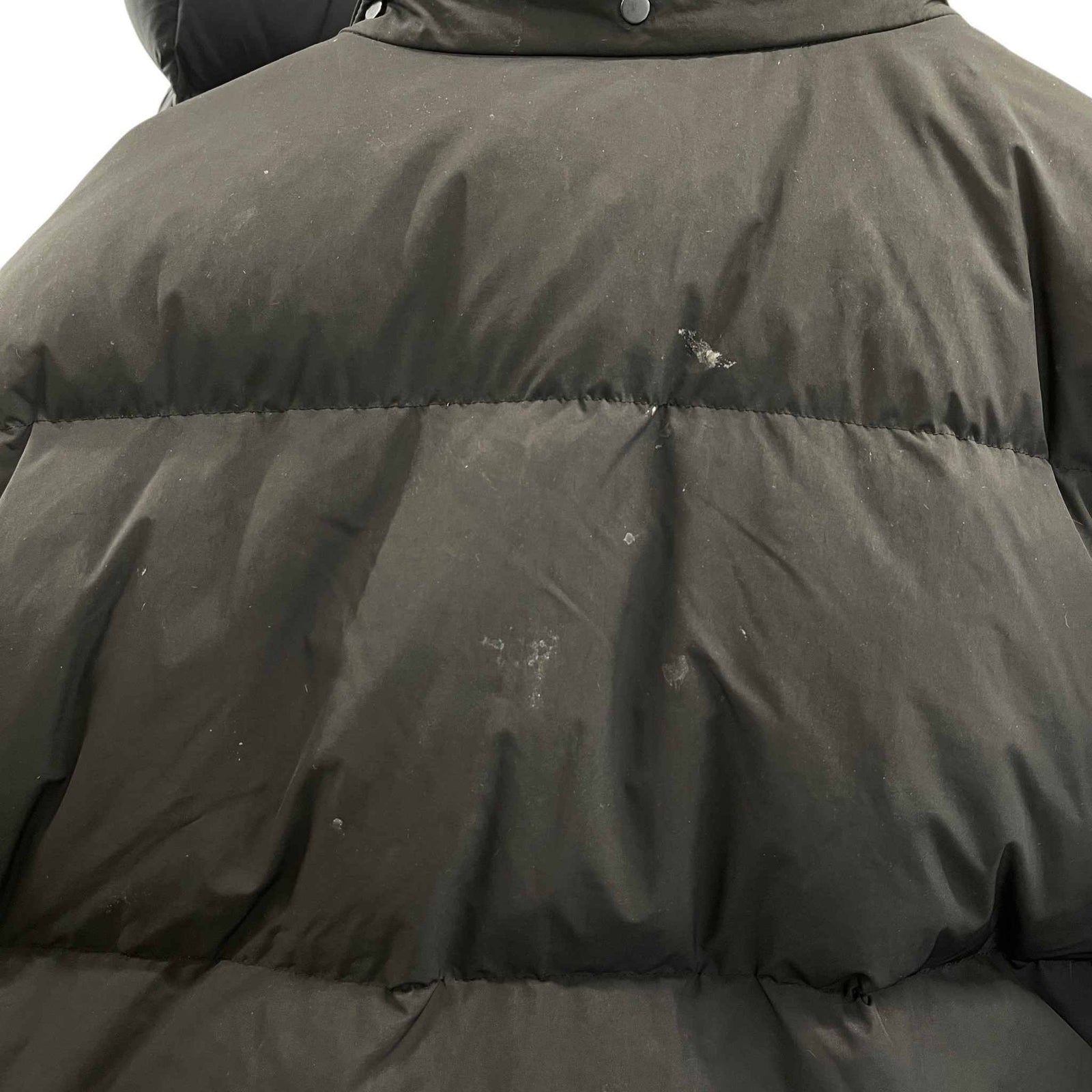 Men's Logo Patch Down Jacket Black Size XL - Photo 11