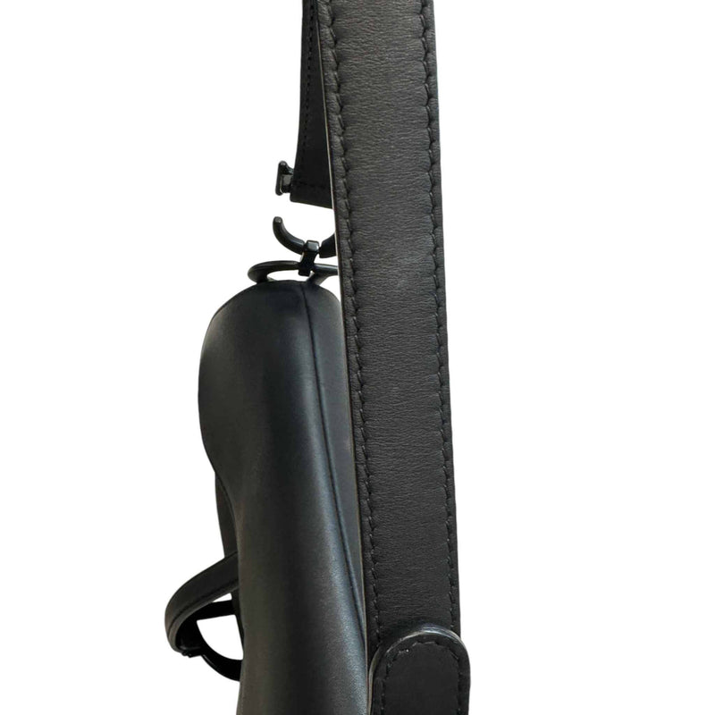 Women's Saddle Small Ultramatte Calfskin Bag Black