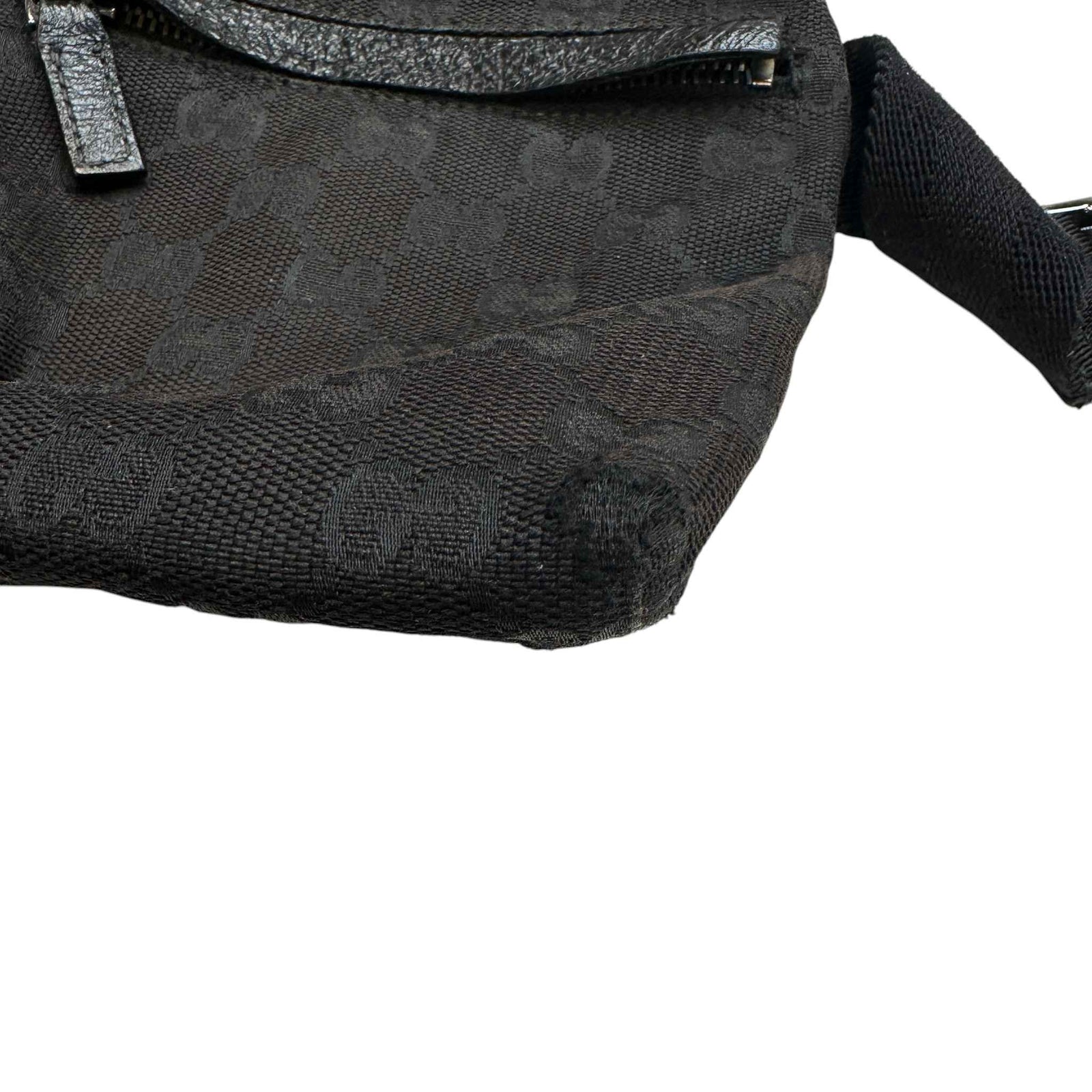 Men's Gg Supreme Belt Bag Black - Photo 13