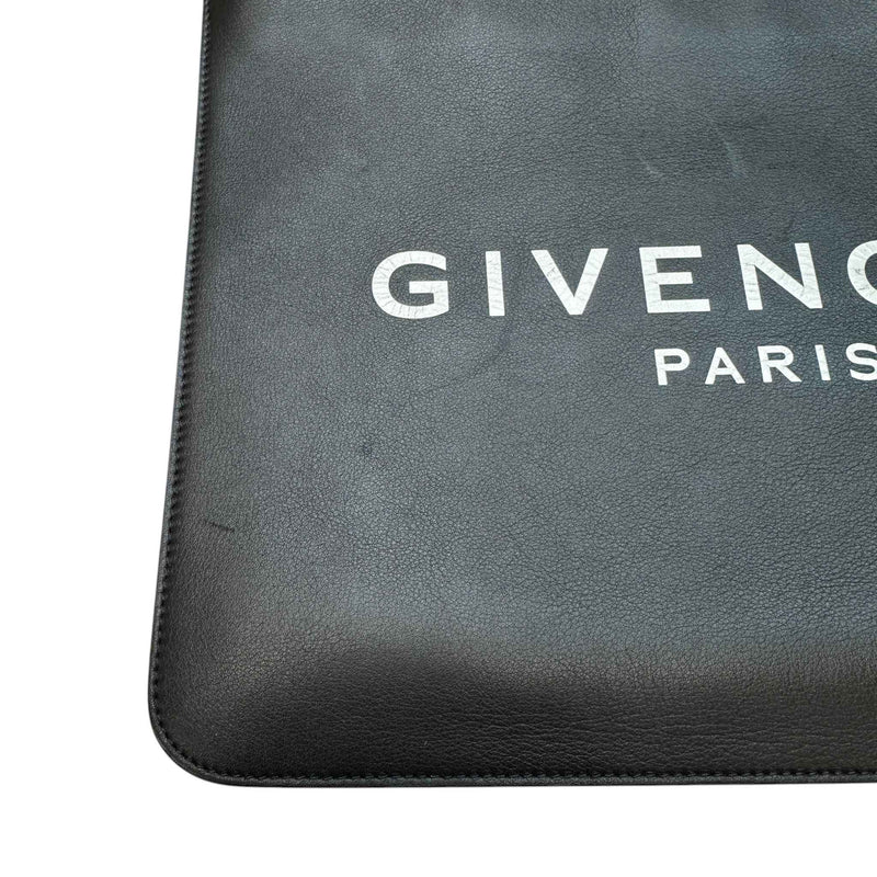 Men's Logo Print Pouch Black