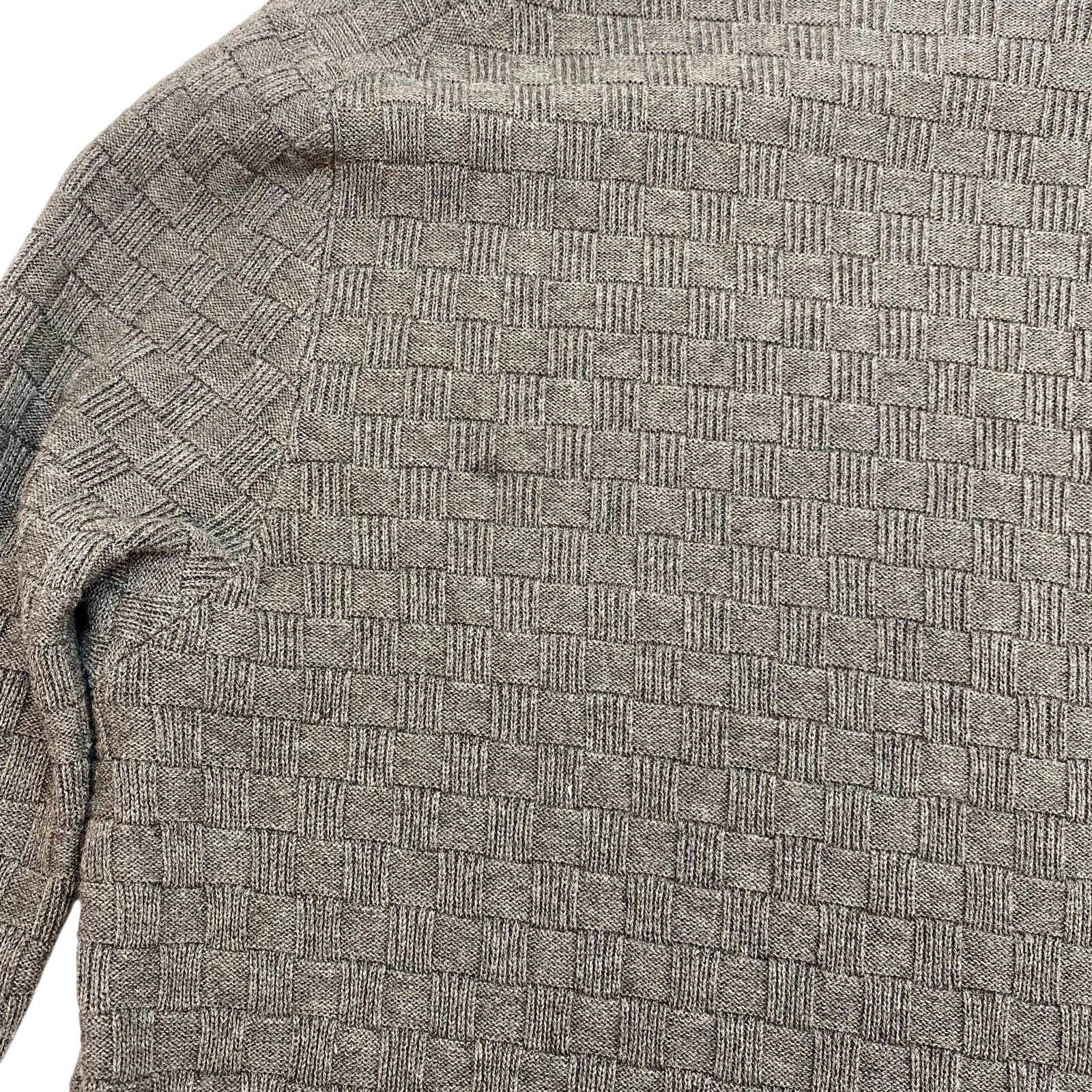 Men's Crewneck Damier Jumper Grey Size S - Photo 11