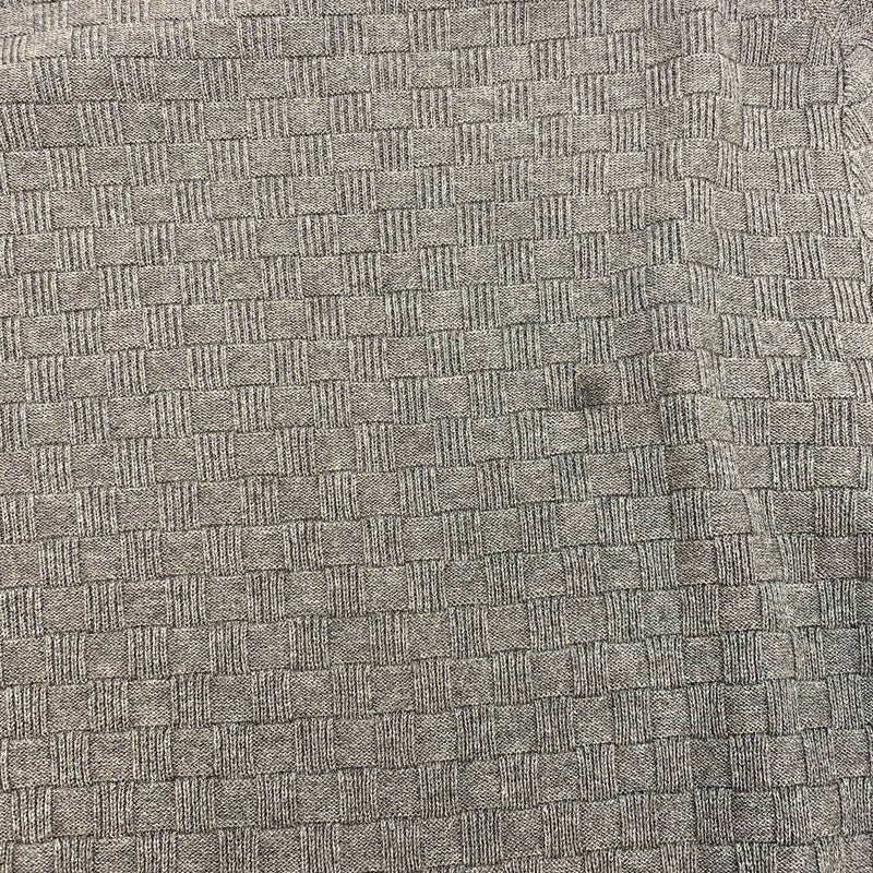Men's Crewneck Damier Jumper Grey Size S