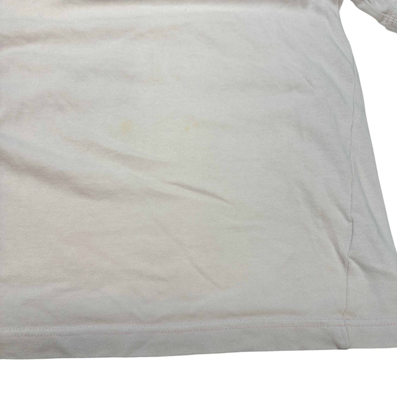 Men's Embroidered Logo T-Shirt Pink Size S