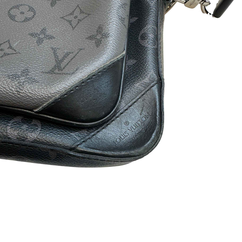 Men's Monogram Eclipse Trio Messenger Bag Black