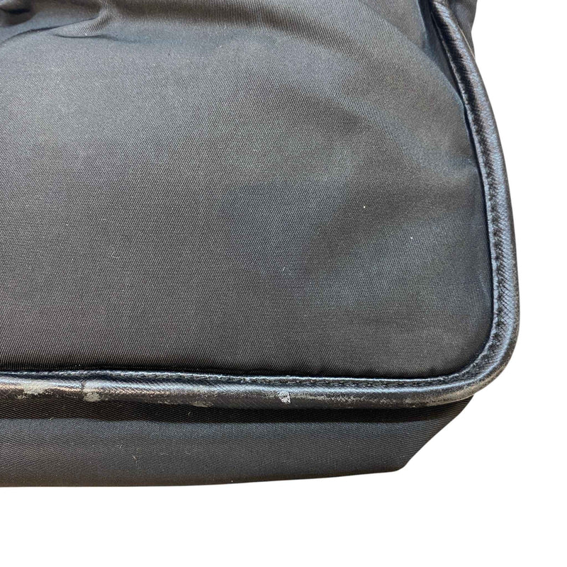 Men's Tessuto Buckle Messenger Bag Black