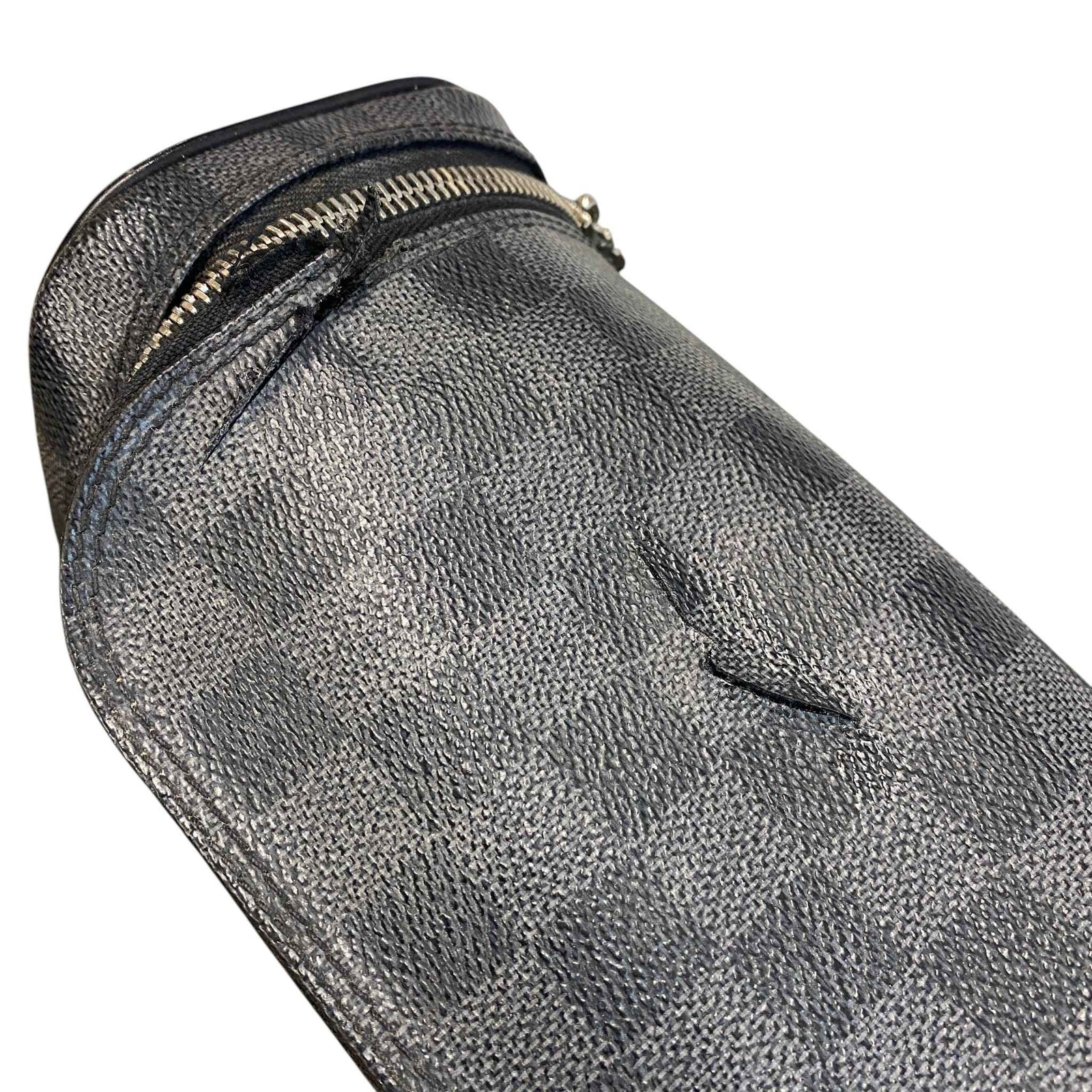 Men's Dopp Kit Damier Graphite Toiletry Bag Black - Photo 11