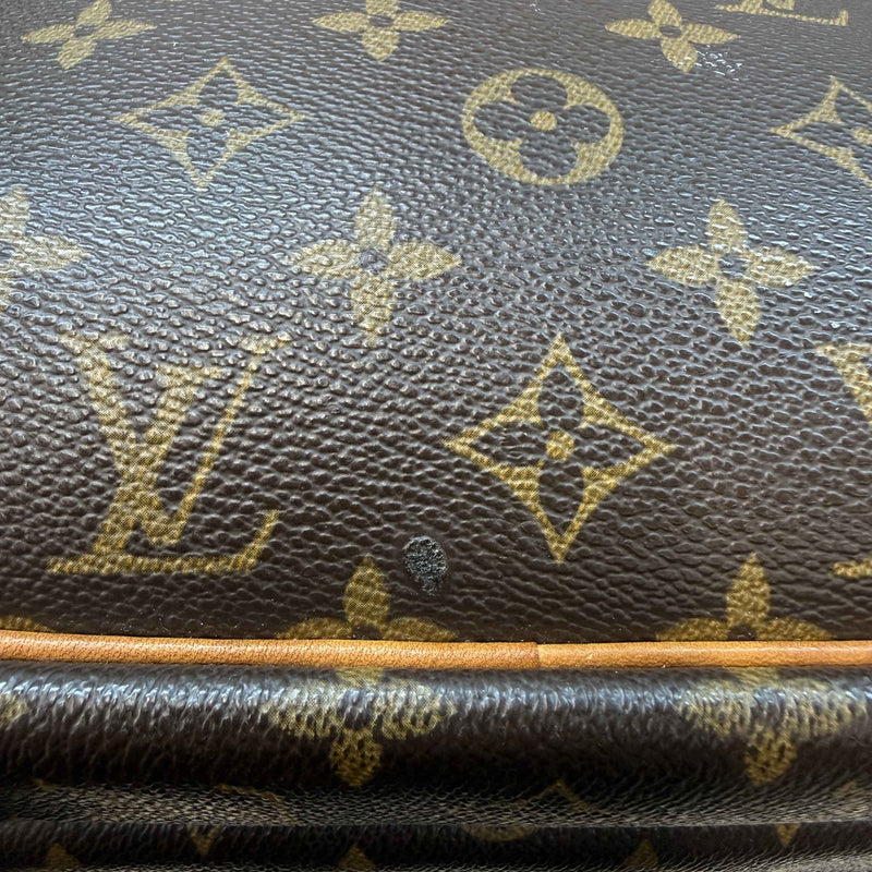Women's Reporter Monogram Messenger Bag Brown