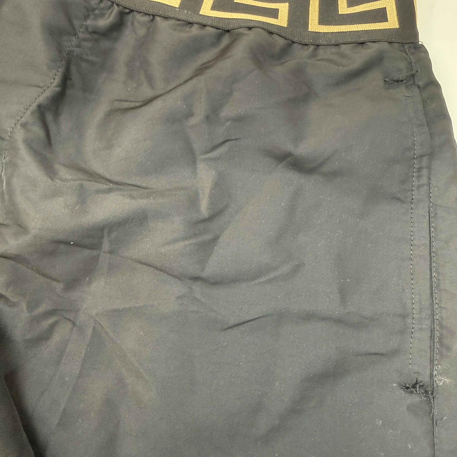 Men's Greca Border Swim Shorts Black Size S - Photo 8