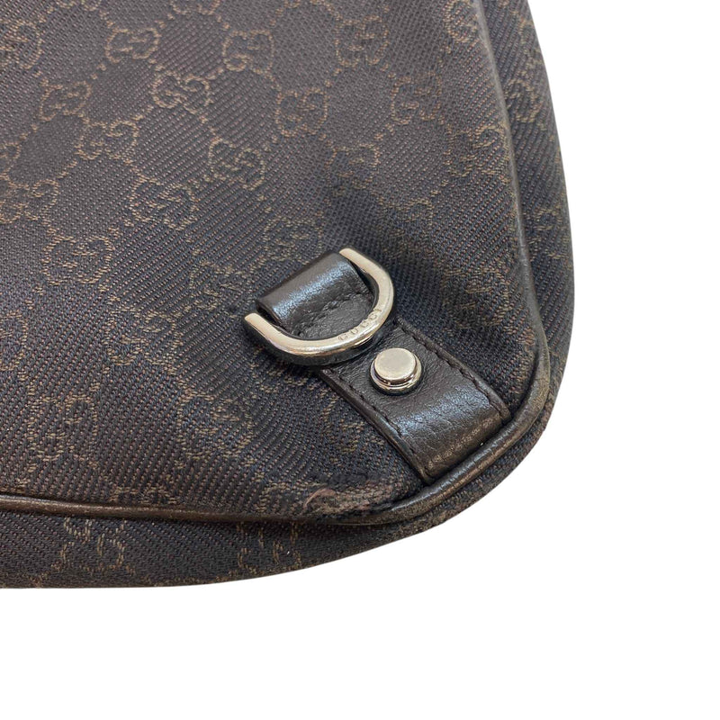 Women's Gg Canvas Abbey D-Ring Hobo Bag Brown
