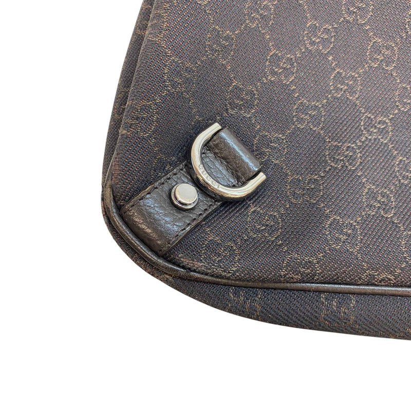 Women's Gg Canvas Abbey D-Ring Hobo Bag Brown