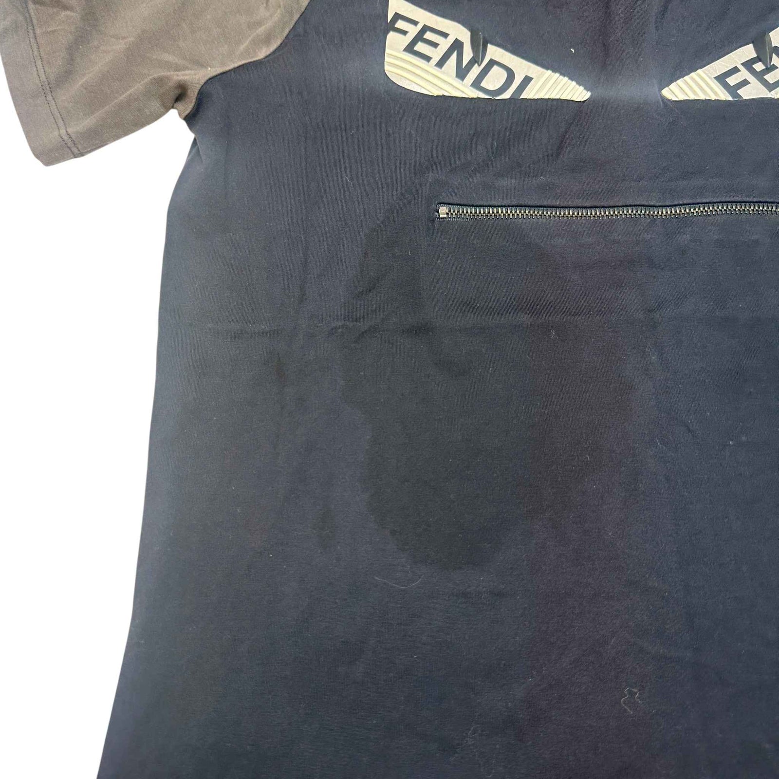 Men's Monster Eye T-Shirt Navy Size M - Photo 10