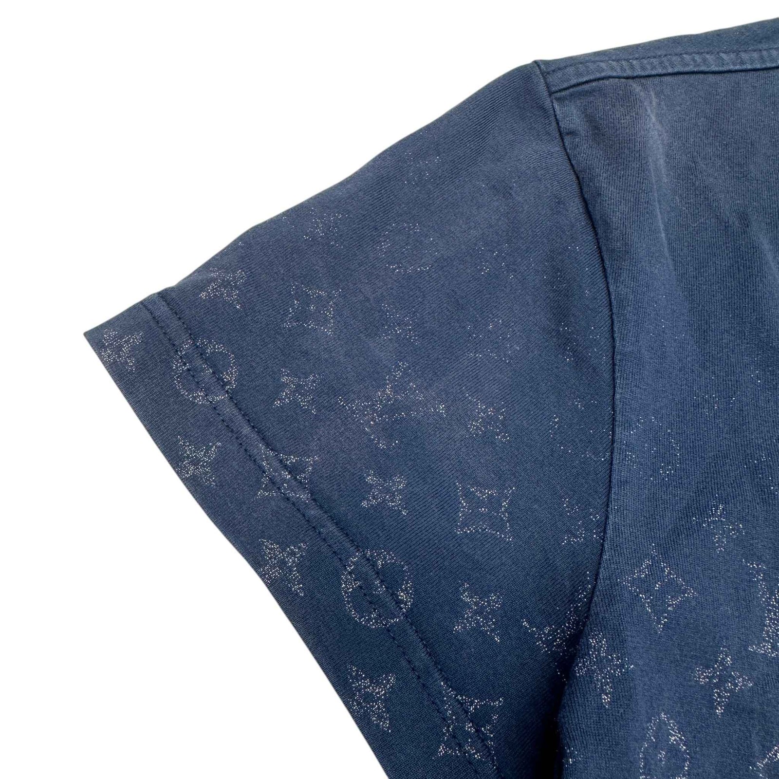 Men's Monogram Gradient T-Shirt Navy Size XS - Photo 9