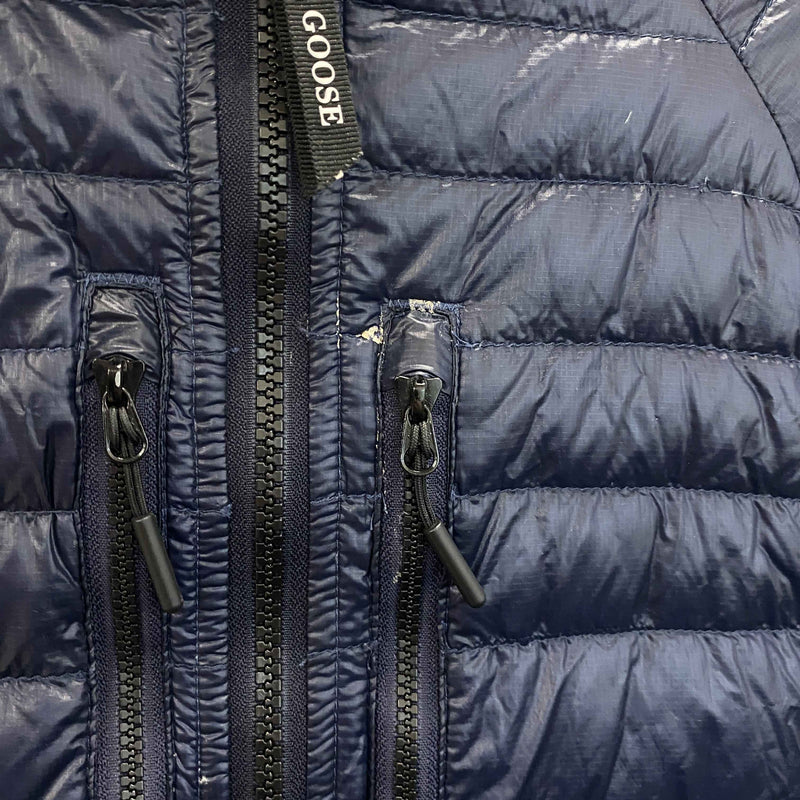 Men's Hybridge Lite Down Jacket Navy Size M
