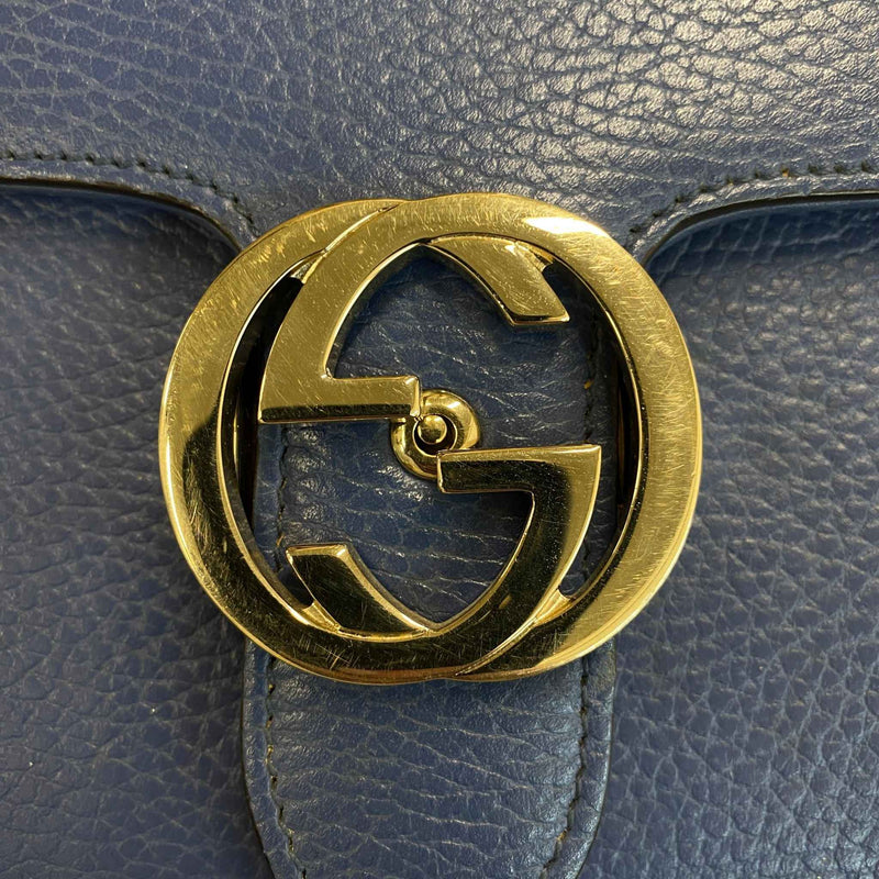 Women's Interlocking G Bag Blue