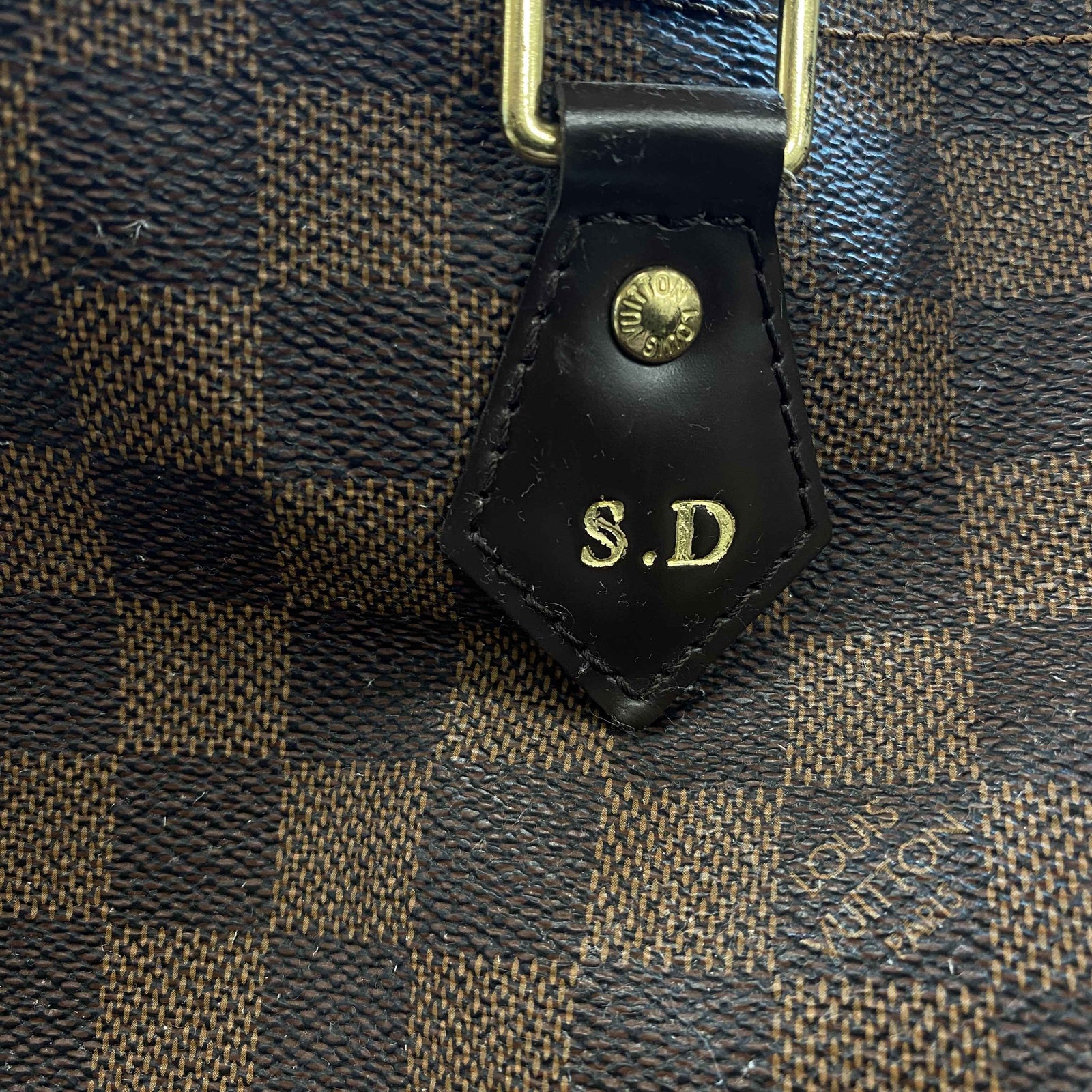 Women's Damier Ebene Speedy 30 Bag Brown - Photo 13