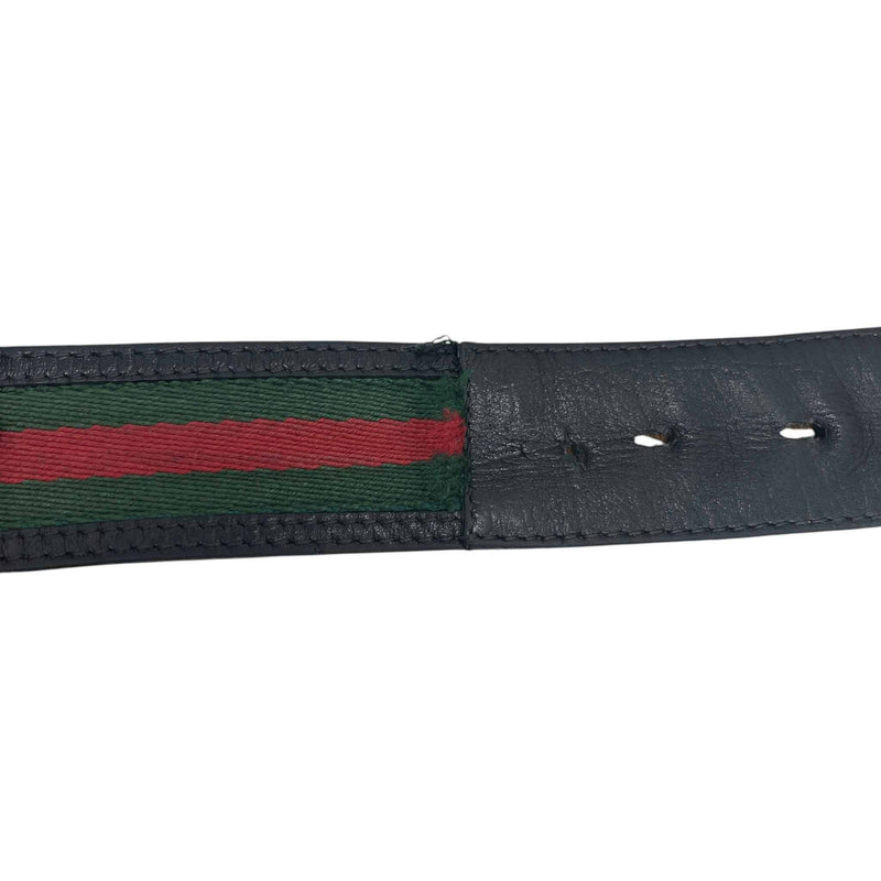 Men's Interlocking G Web Belt Multi-Coloured Size Waist 32"