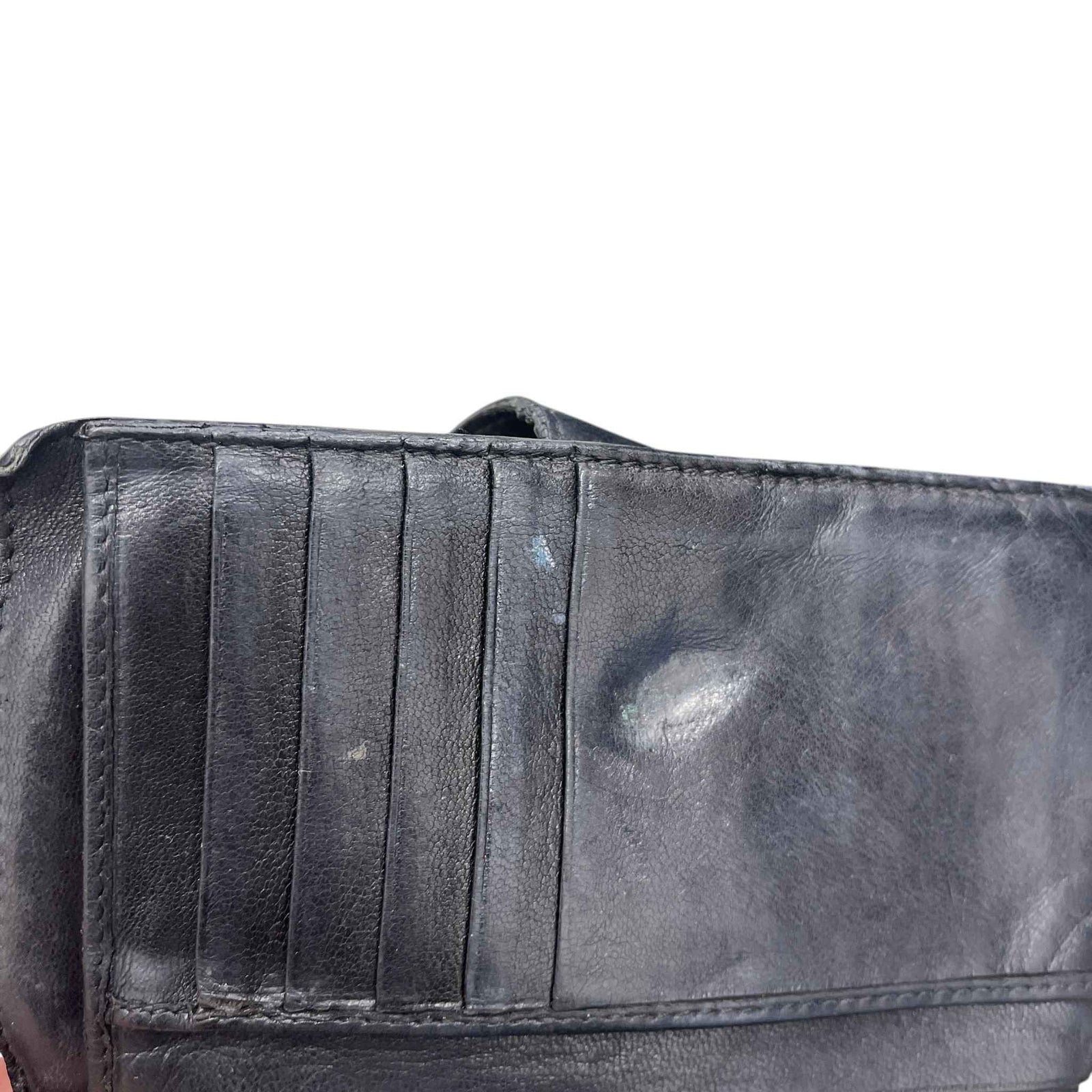 Women's Woven Intrecciato Wallet Black - Photo 12