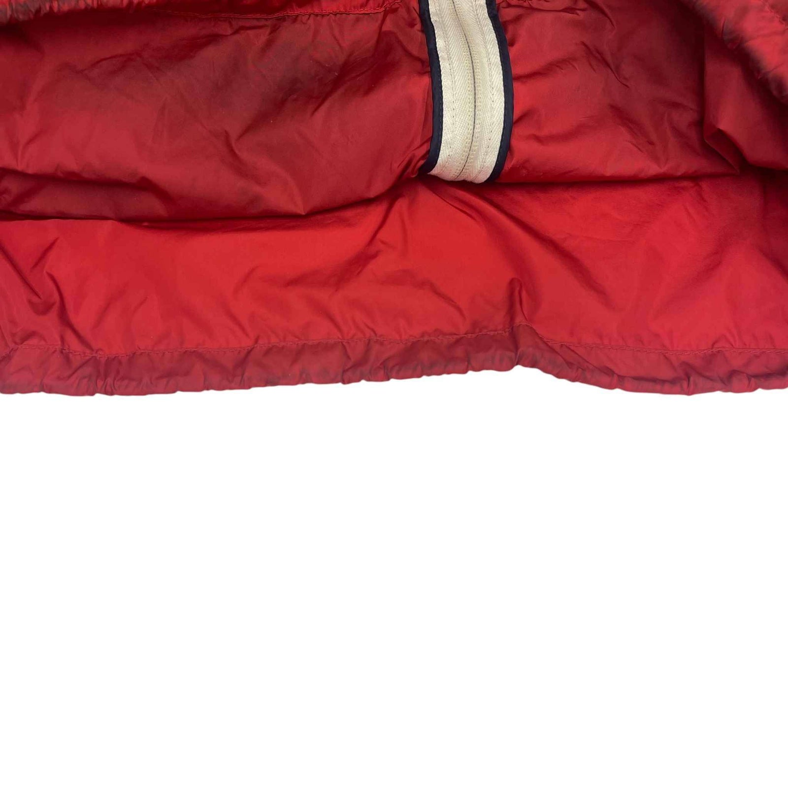 Men's Web Sleeve Interlocking G Logo Windbreaker Red Size IT 48 / M - Photo 11