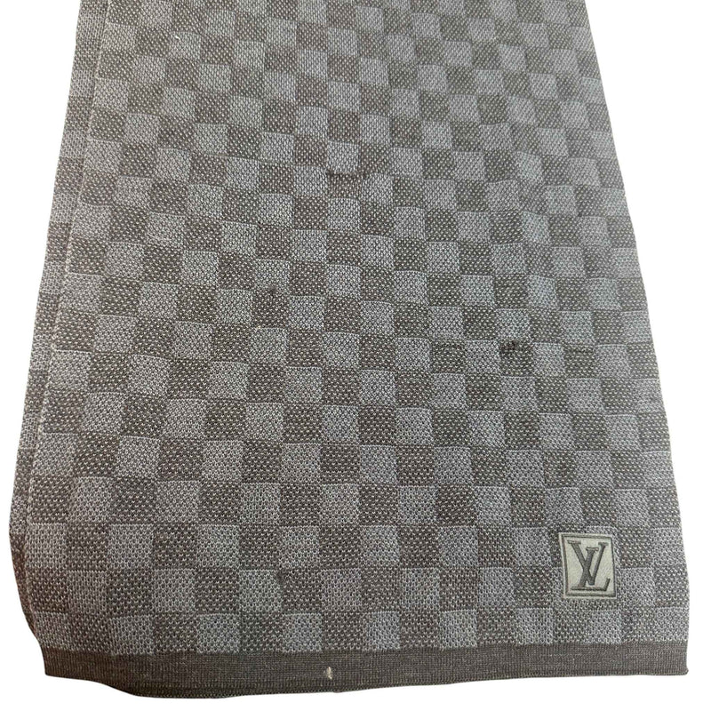 Men's Damier Echarpes Petit Scarf Grey