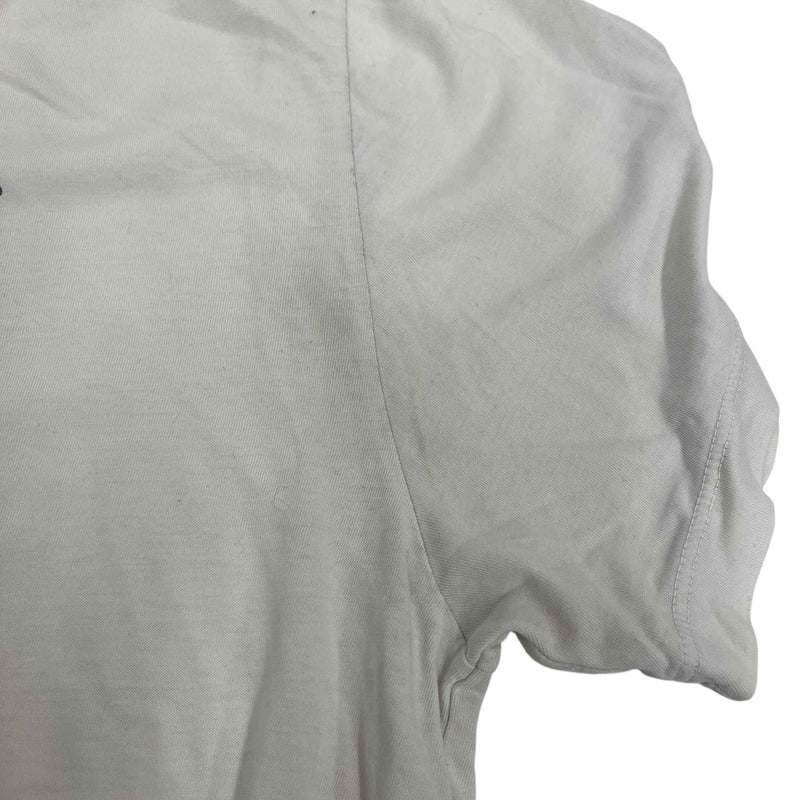 Men's Logo Print T-Shirt White Size L