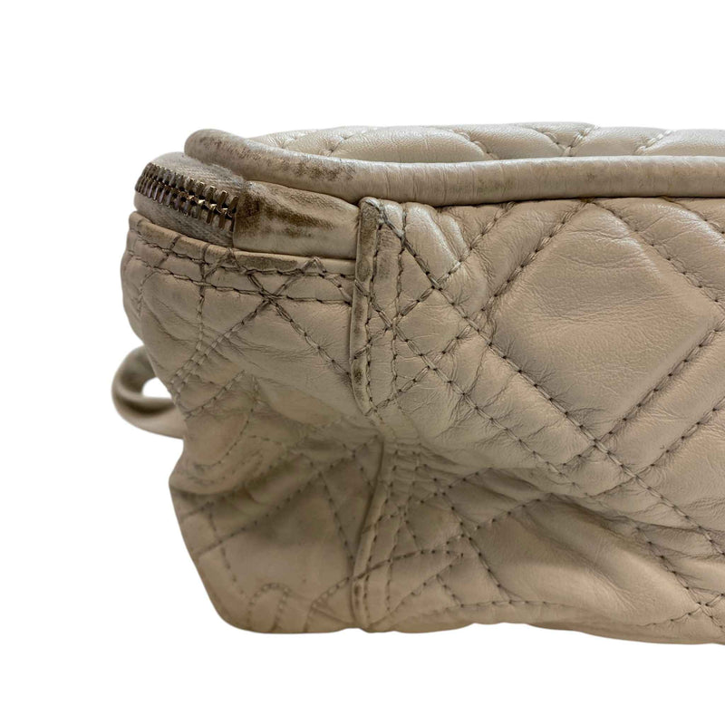 Women's Blanket Square Quilted Bag White