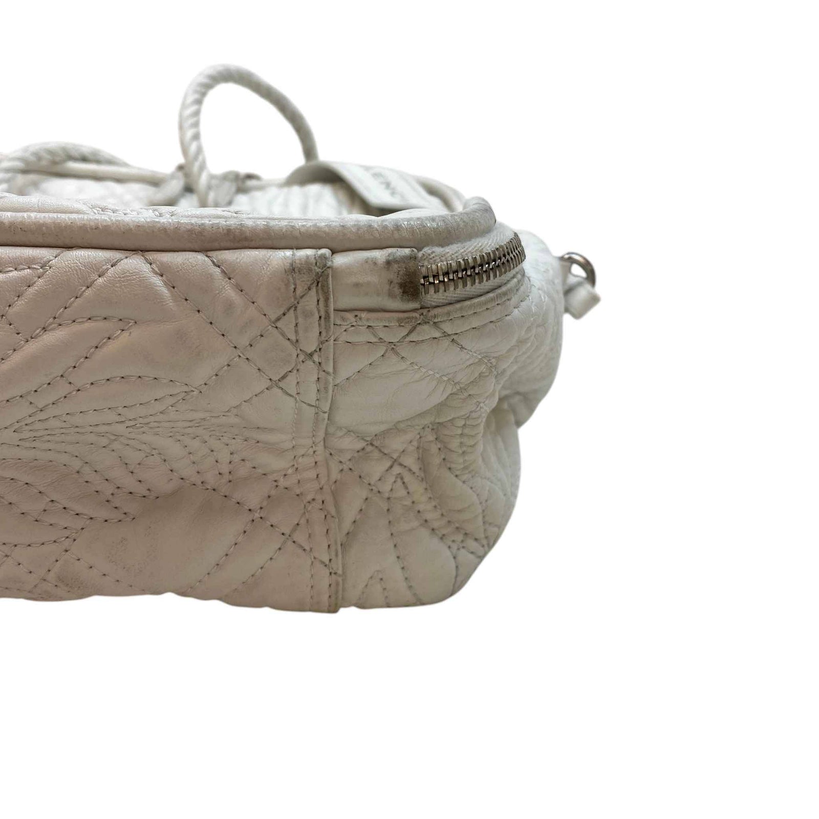 Women's Blanket Square Quilted Bag White - Photo 12