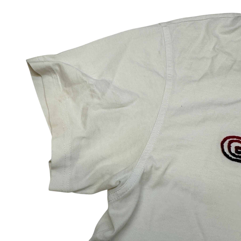 Men's Logo Print T-Shirt White Size S