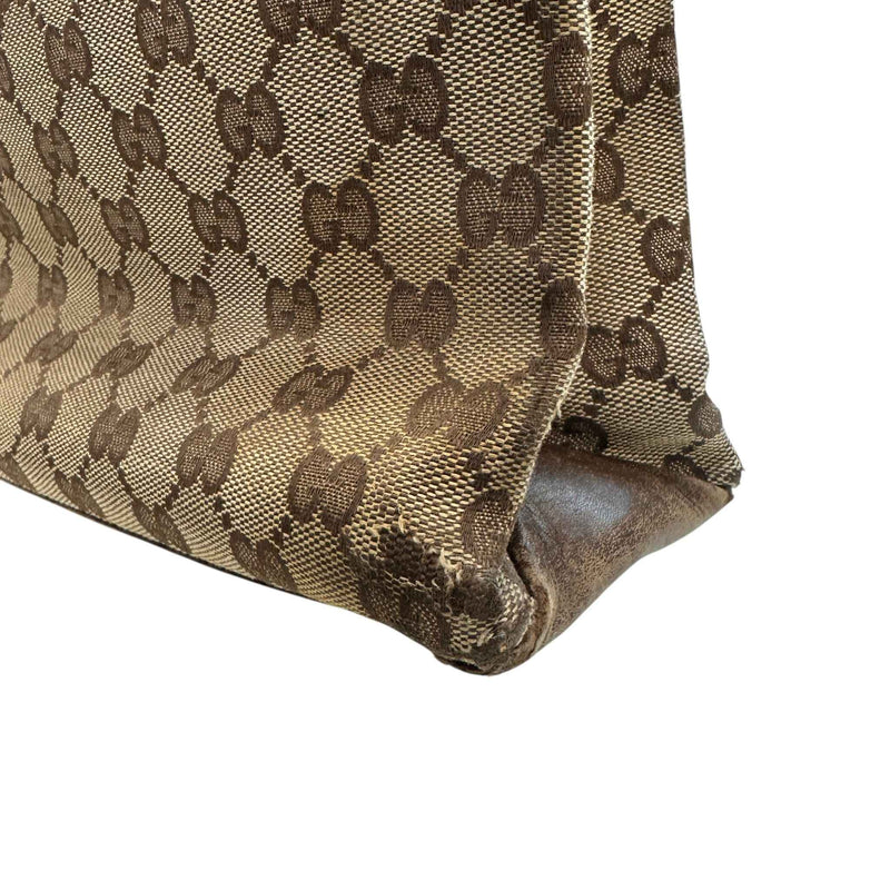 Men's Gg Supreme Business Bag Beige