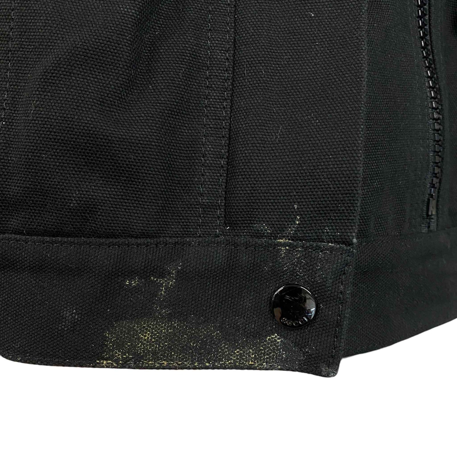 Men's Logo Patch Biker Jacket Black Size IT 44 / XS - Photo 9