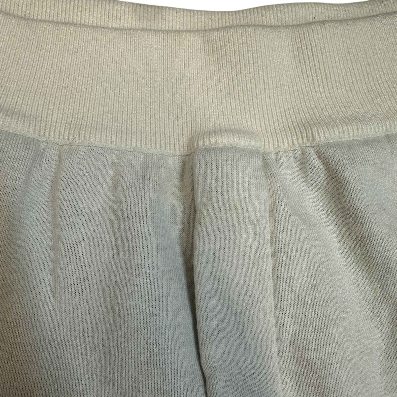 Men's Embroidered Logo Joggers Cream Size M - Photo 9