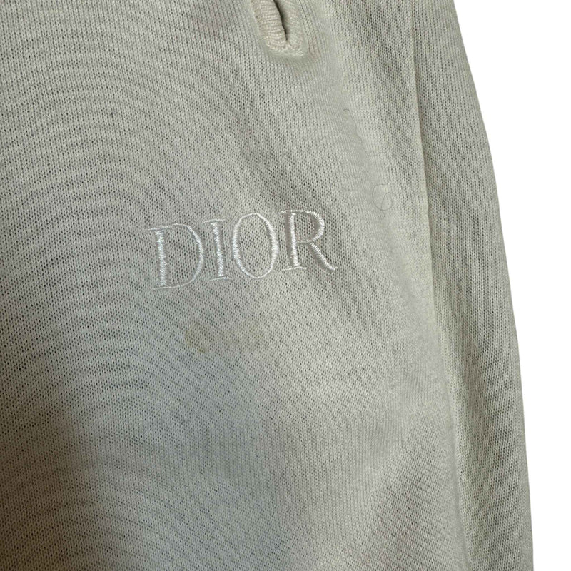 Men's Embroidered Logo Joggers Cream Size M