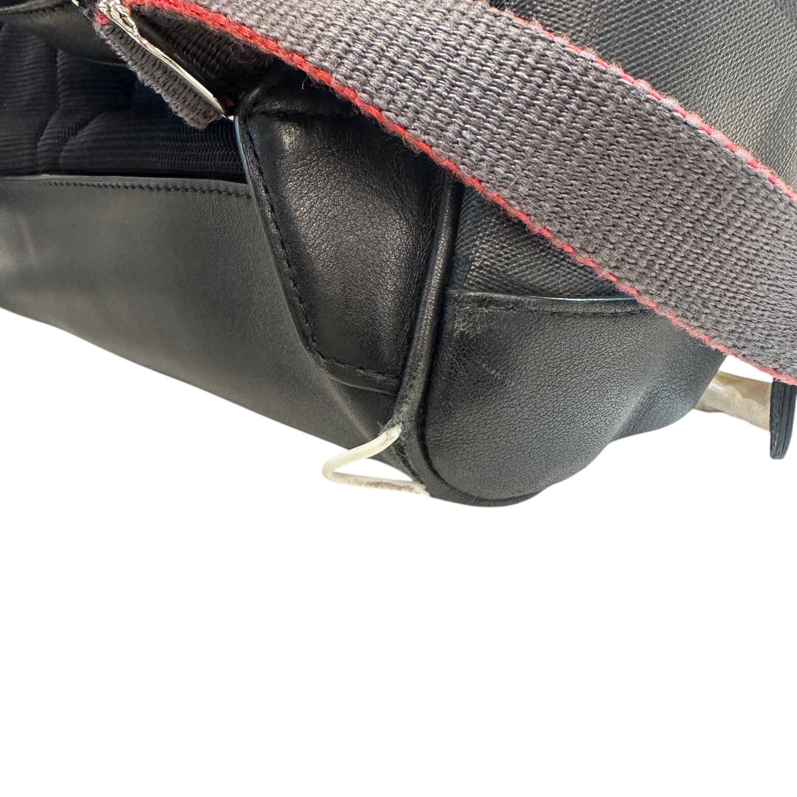 Men's City Check Zip Backpack Black - Photo 10