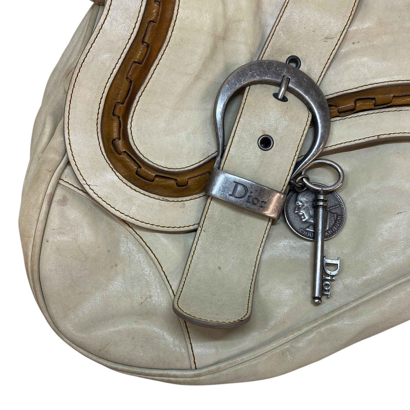 Women's Gaucho Double Saddle Bag Cream