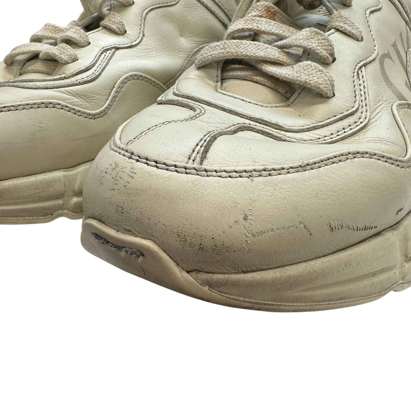 Men's Rhyton Low Trainers Beige Size EU 42.5 / UK 8.5