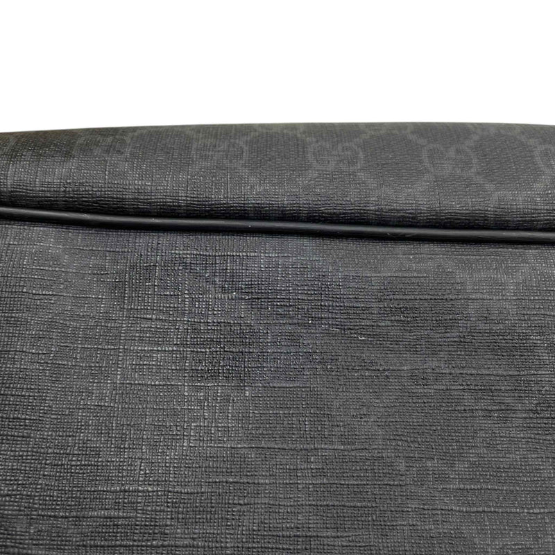 Men's Gg Supreme Travel Duffle Bag Black