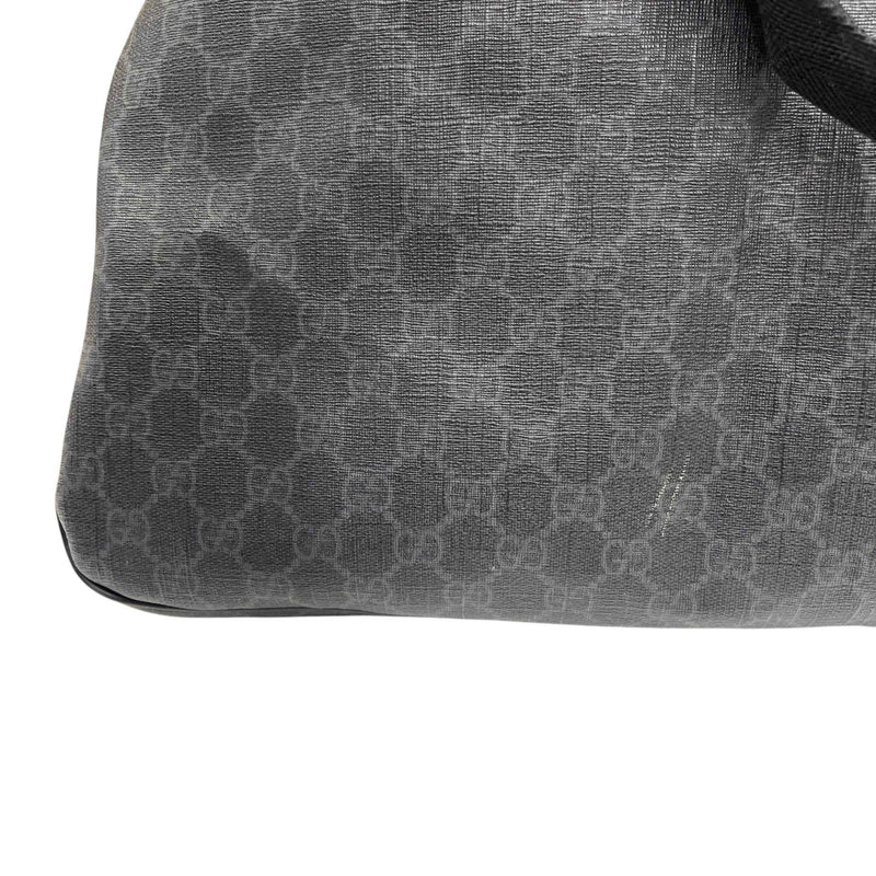 Men's Gg Supreme Travel Duffle Bag Black